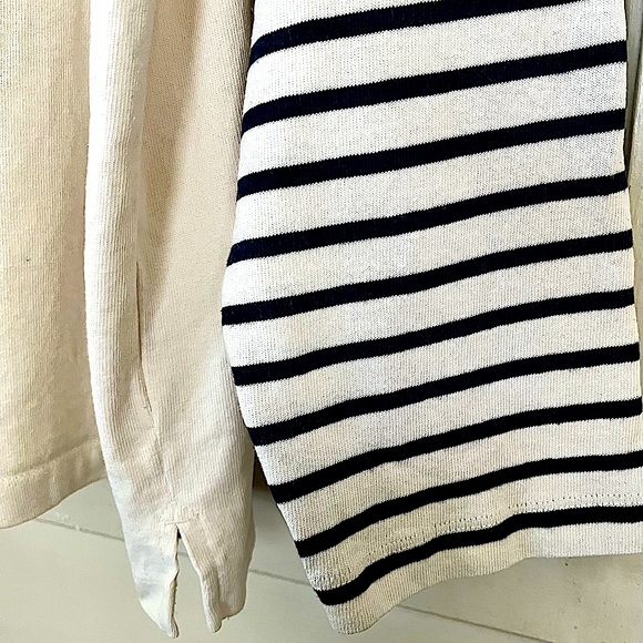 J.Crew Nautical Pullover Top w/ Buttons - Picture 7 of 8